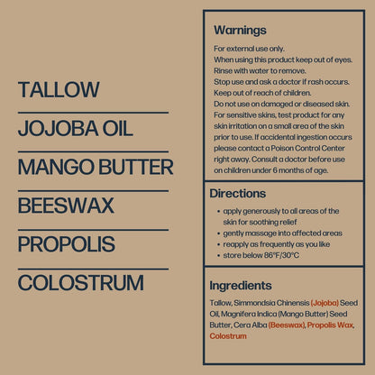 Sky and Sol Everything Cream | 100% Grass Fed Beef Tallow Moisturizer for Face and Body | Day & Night Skincare | Safe Natural Edible-Grade Ingredients | After-Sun Care | All Skin Types | 3 oz